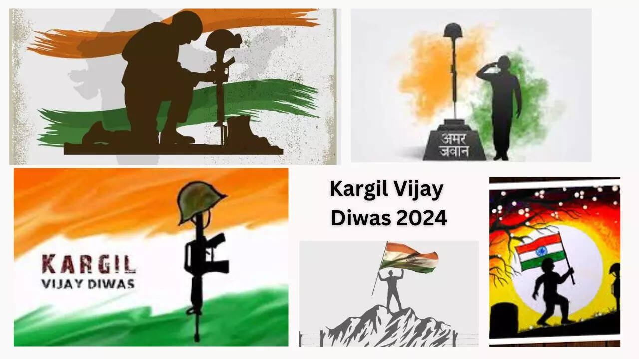 Kargil Vijay Diwas 2024 easy poster