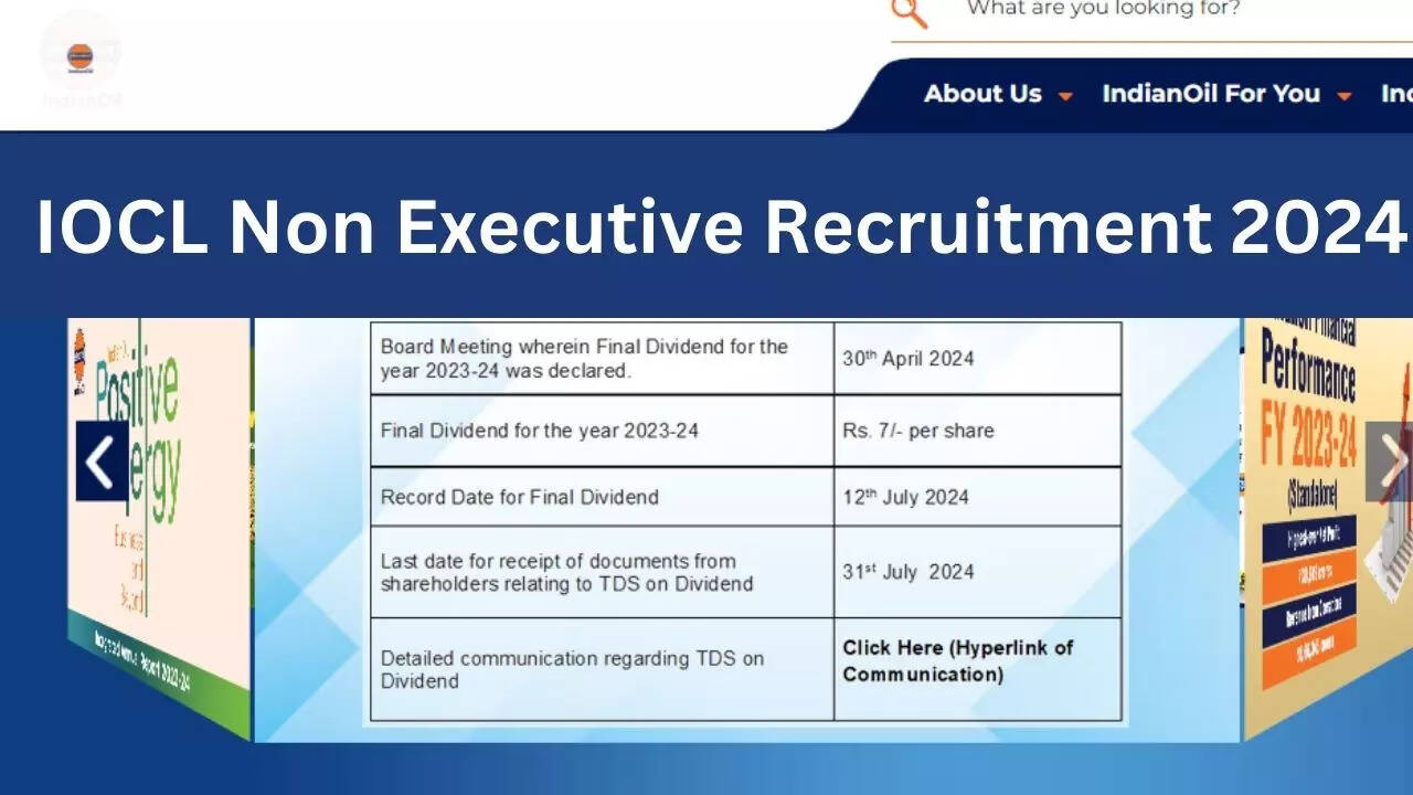IOCL Recruitment 2024, Indian Oil Non Executive Recruitment 2024, Sarkari Naukri