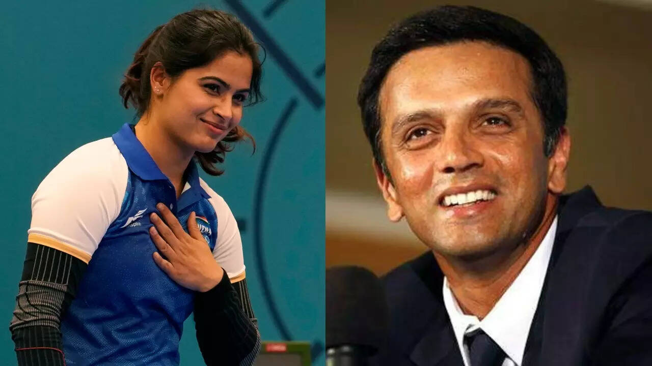 Rahul Dravid praises Manu Bhaker