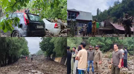 Jammu Kashmir Cloud Burst: जम्‍मू कश्‍मीर में भी फटा बादल, तेज बहाव में बह गए लोगों के घर; श्रीनगर-लेह हाईवे हुआ बंद