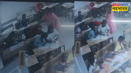 Jaipur: टीचर ने बच्ची की चोटी पकड़कर पटका, CCTV वीडियो देख आप भी गुस्से से हो जाएंगे लाल
