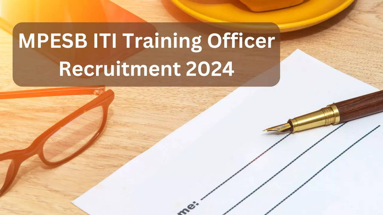 MPESB ITI Training Officer Recruitment 2024