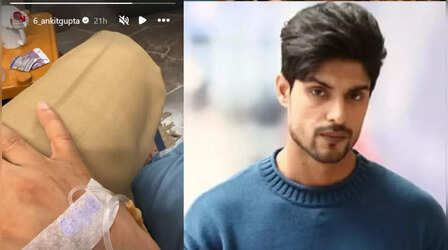 Ankit Gupta के शरीर में ग्लूकोज चढ़ता देख घबराए फैंस, एक्टर से पूछा बिगड़ी तबीयत का कारण