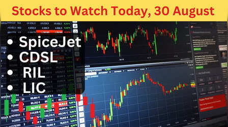 Stocks in news: खबरों के दम पर SpiceJet, CDSL, RIL, LIC, Shipping Corp जैसे शेयरों पर दिखेगी हलचल, देखें पूरी लिस्ट