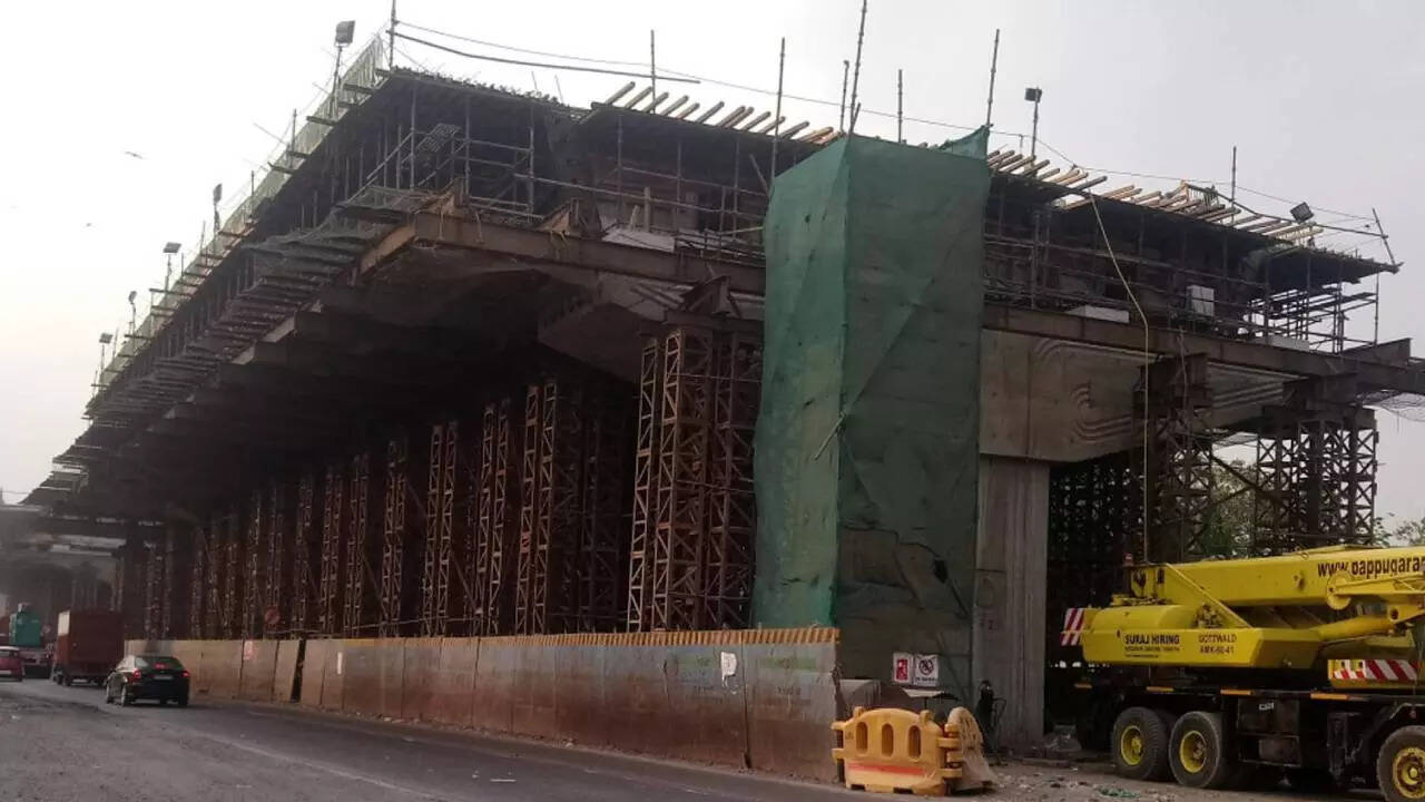 Under construction flyover