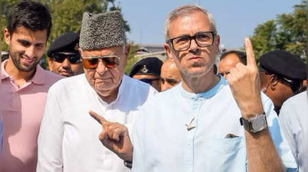 Jammu Kashmir New CM: उमर अब्दुल्ला होंगे जम्मू कश्मीर के अगले मुख्यमंत्री, जीत के बाद फारूक अब्दुल्ला का ऐलान