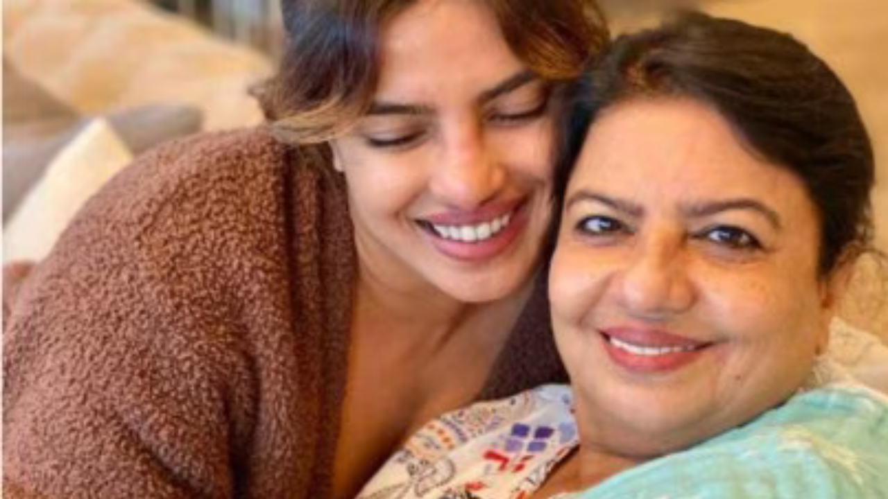 Priyanka with Mother