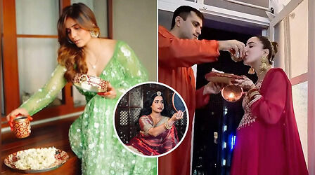 Karwa Chauth: पति की खातिर प्रेग्नेंसी में भी भूखी रहीं श्रद्धा आर्या, इन TV सितारों ने भी धूमधाम से मनाया करवाचौथ