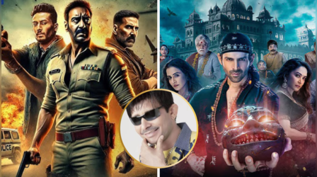 'सिंघम अगेन' और 'भूल भुलैया 3' के बीच छिड़ी स्क्रीन्स के जंग, KRK के ट्वीट से सामने आ गई सच्चाई
