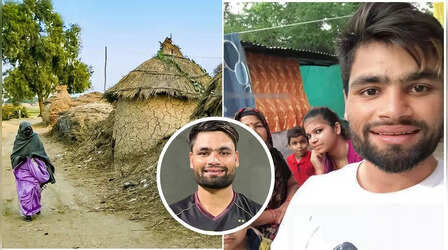टूटी फूटी दीवार और कच्चे मकान, घूम आओ एक झटके में करोड़पति बने रिंकू सिंह के गांव