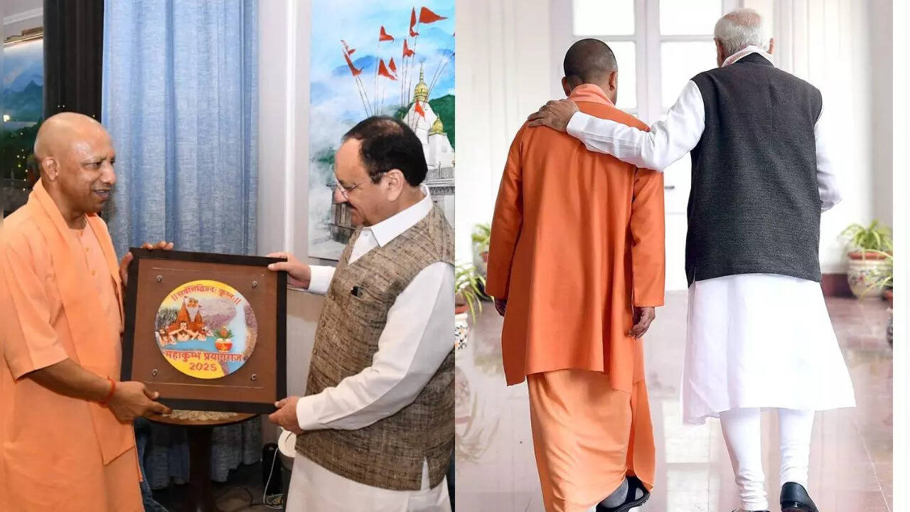yogi met pm modi