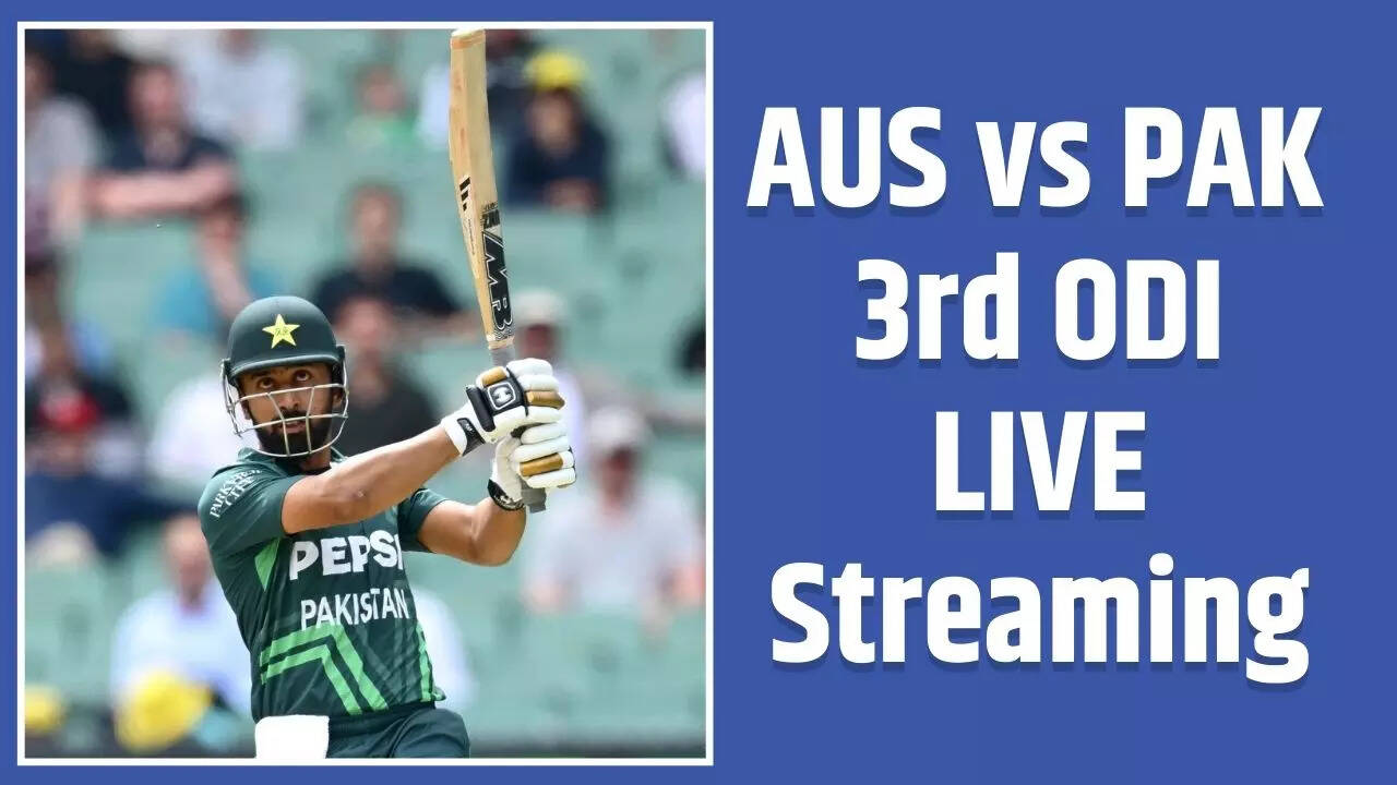 AUS vs PAK 3rd ODI LIVE Streaming