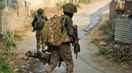 श्रीनगर में मुठभेड़, हरवान में सेना ने आतंकियों को घेरा; एक आतंकी ढेर