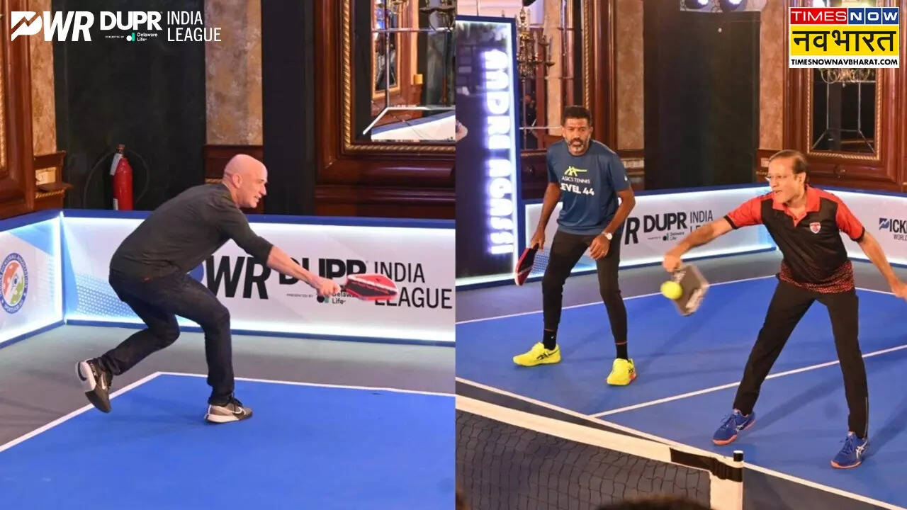 Andre Agassi, Rohan Bopanna, Andre Agassi, Rohan Bopanna, Andre Agassi vs Rohan Bopanna, PWR DUPR India League, PWR DUPR India League Match, PWR DUPR India League Match Updates, PWR DUPR India League Match Highlights, PWR DUPR India League Match Live Updates, Andre Agassi vs Rohan Bopanna Match Updates, Andre Agassi vs Rohan Bopanna Match Highlights,