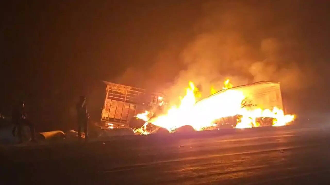 truck fire