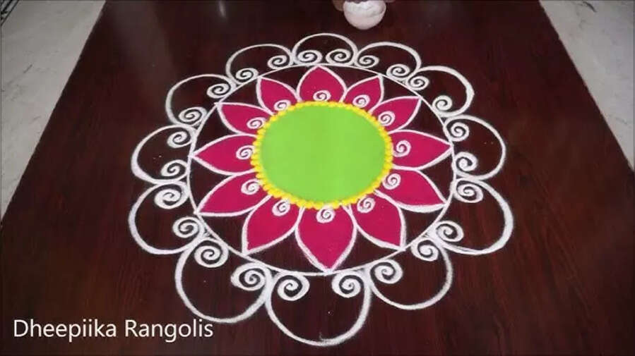 Good Morning Pongal Festival 2025 Rangoli Design Live Makara Sankranthi muggulu design Pongal rangoli