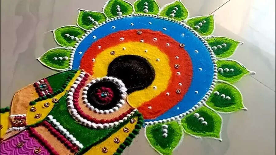 Pongal 2025 Rangoli Muggulu Design Live पोंगल स्पेशल रंगोली इमेज