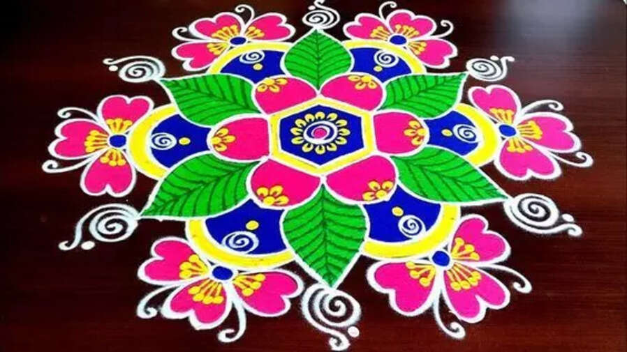Pongal 2025 Rangoli Muggulu Design Live रंगोली फोटो