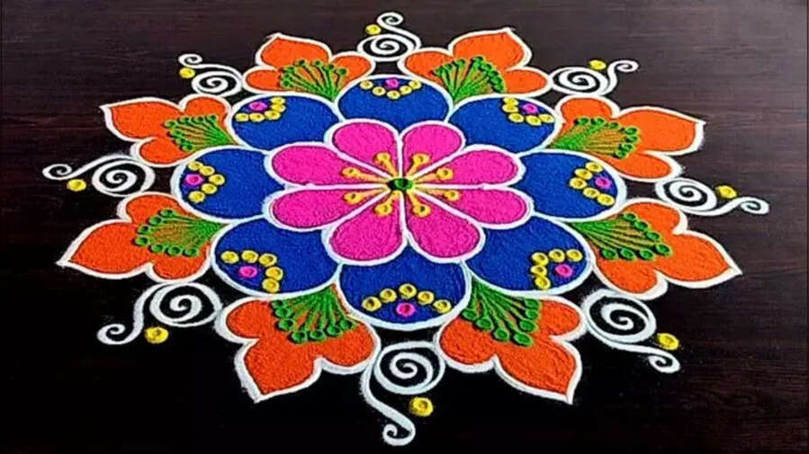 Pongal 2025 Rangoli Muggulu Design Live पोंगल रंगोली इमेज