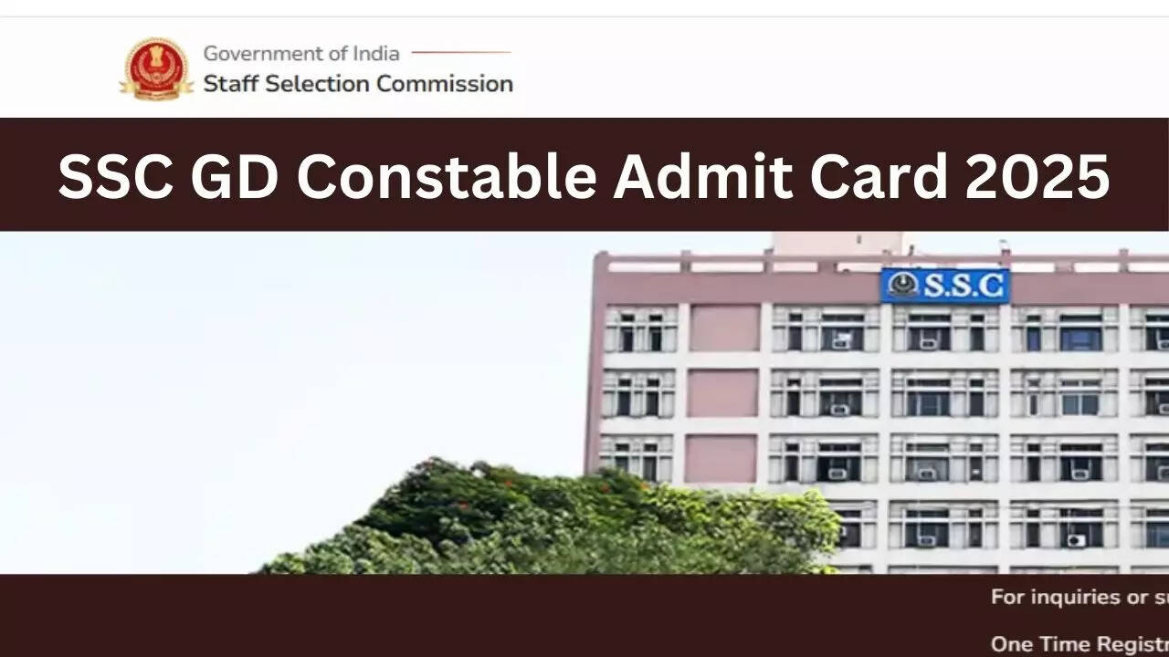 SSC GD Constable Admit Card 2025