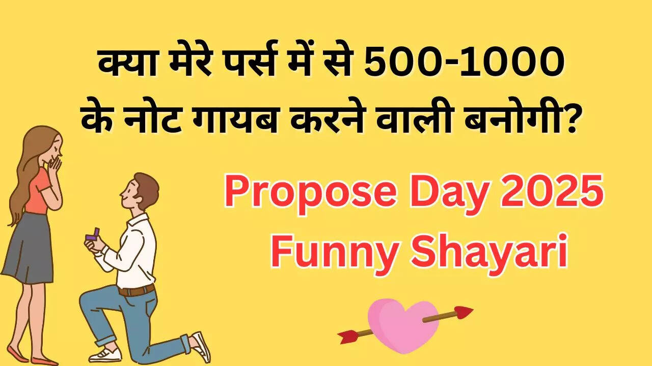 Funny Hindi shayari on propose day in hindi