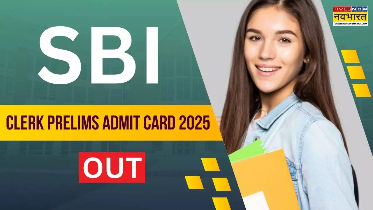 SBI Clerk Prelims Admit Card 2025 OUT