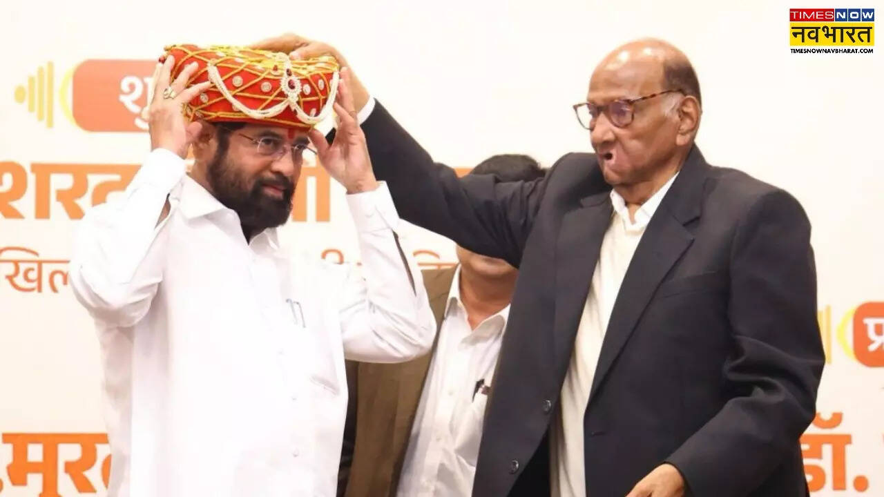 Eknath Shinde praised Sharad Pawar
