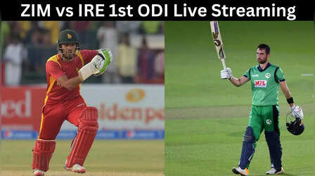 ZIM vs IRE 1st ODI LIVE Telecast: जानिए कब और कहां देख सकते हैं जिम्बाब्वे और आयरलैंड के बीच पहले वनडे की Live Streaming
