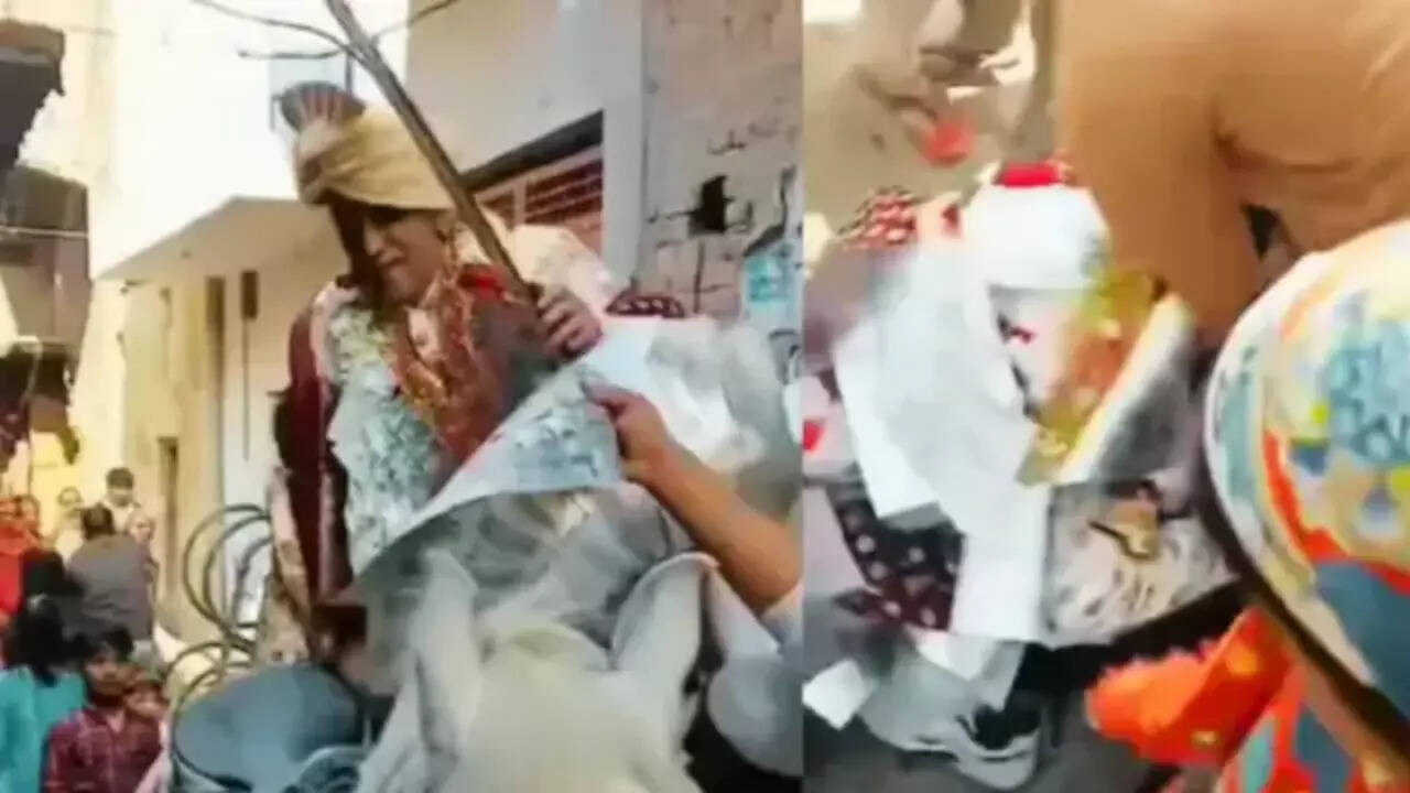 शादी का वायरल वीडियो।