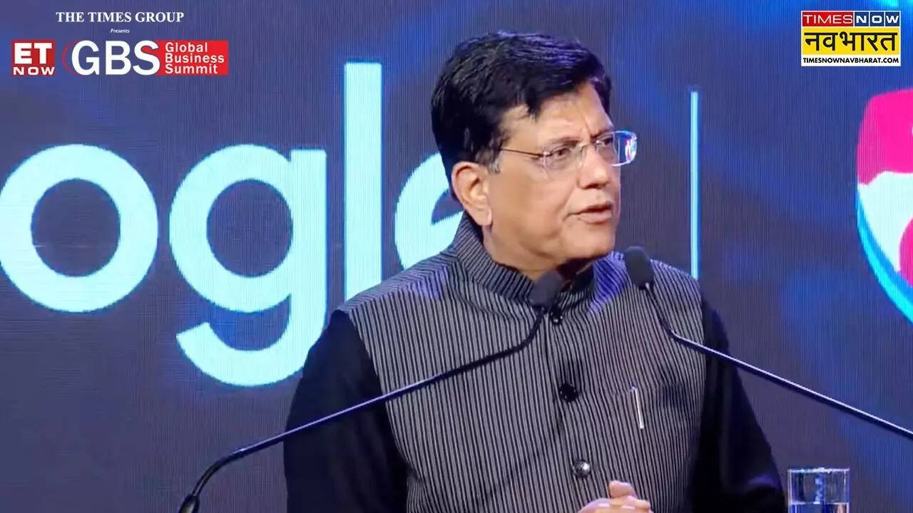 Global Business Summit 2025, GBS 2025, Global Business Summit, ET Now GBS 2025, ET Now GBS, Piyush Goyal, Minister of Commerce and Industry, Piyush Goyal Speech