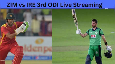 ZIM vs IRE 3rd ODI LIVE Telecast: जानिए कब और कहां देख सकते हैं जिम्बाब्वे और आयरलैंड के बीच तीसरे वनडे की Live Streaming