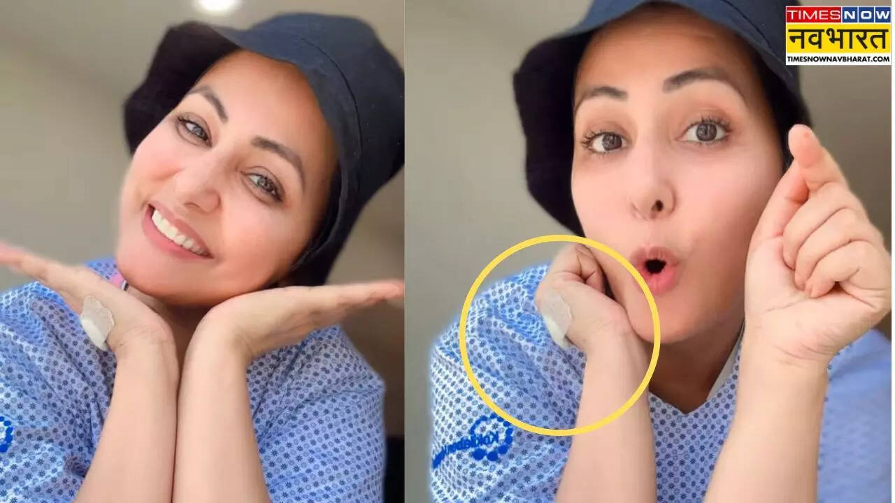 Hina Khan shared cute video