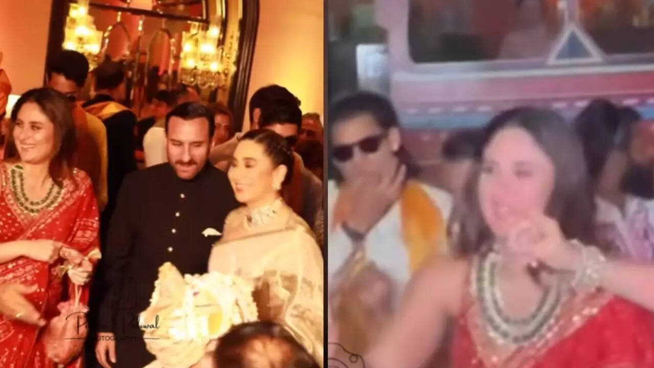 Kareena-Karishma Dance in Aadar Jain Barat