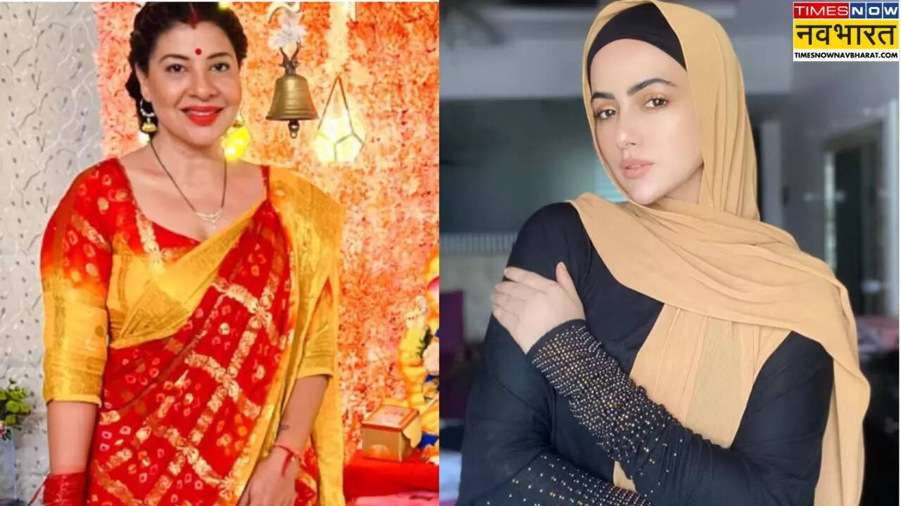 Sambhavna Seth on Burqa Controversy with sana khan
