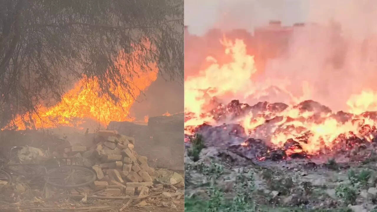 Noida Dumping Yard Fire