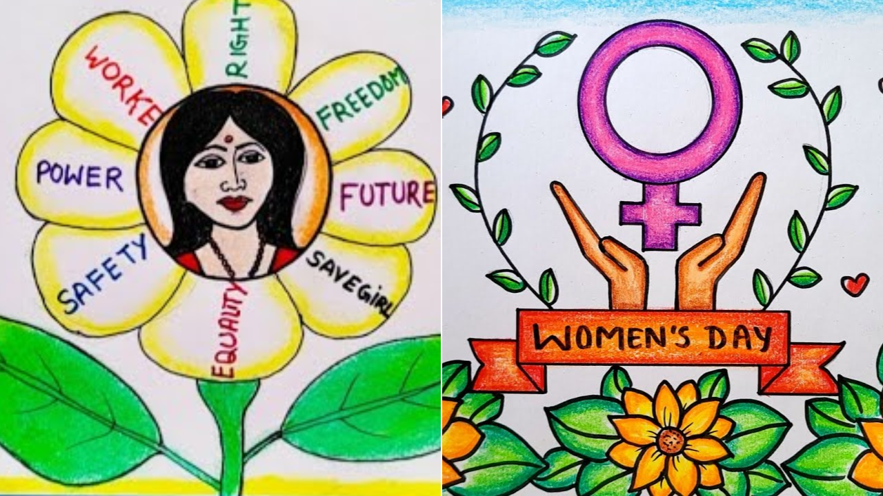 womens day 2025 poster designs photo