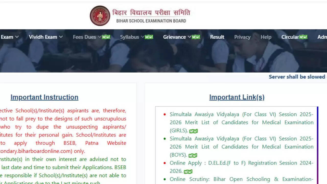 BSEB Bihar SAV Result 2025 Declared