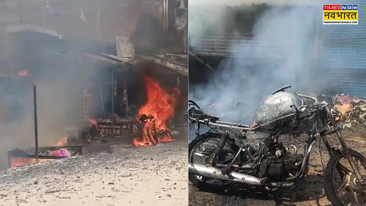 firecracker shop fire in Garhwa