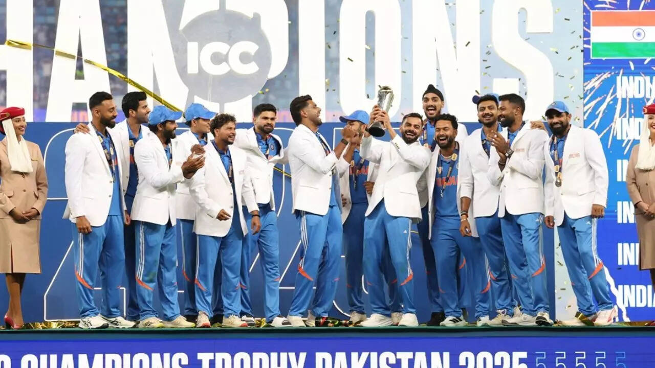 Indian chsmpions trophy win