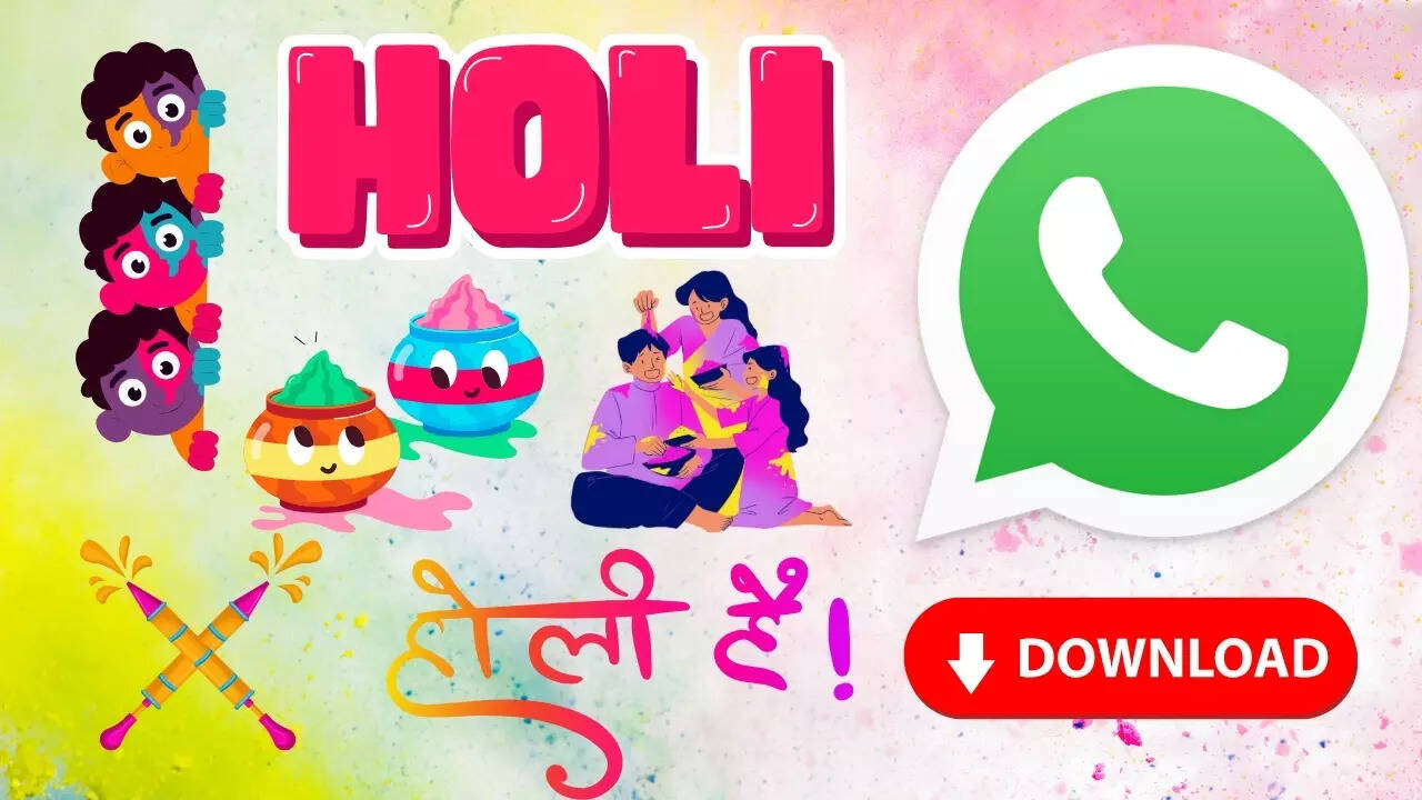 Holi Whatsapp Stickers