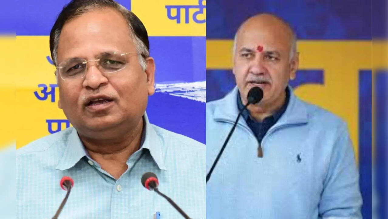 Manish Sisodia and Satyendar Jain