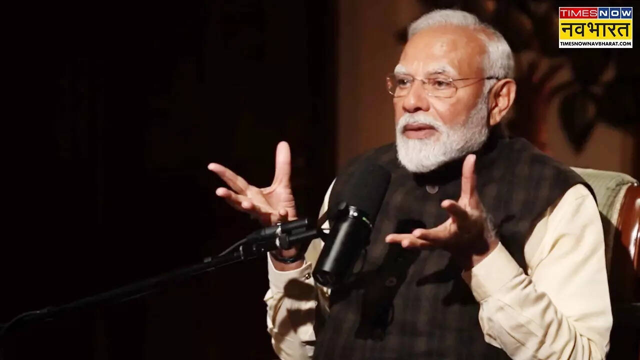 PM Modi on RSS in Podcast.