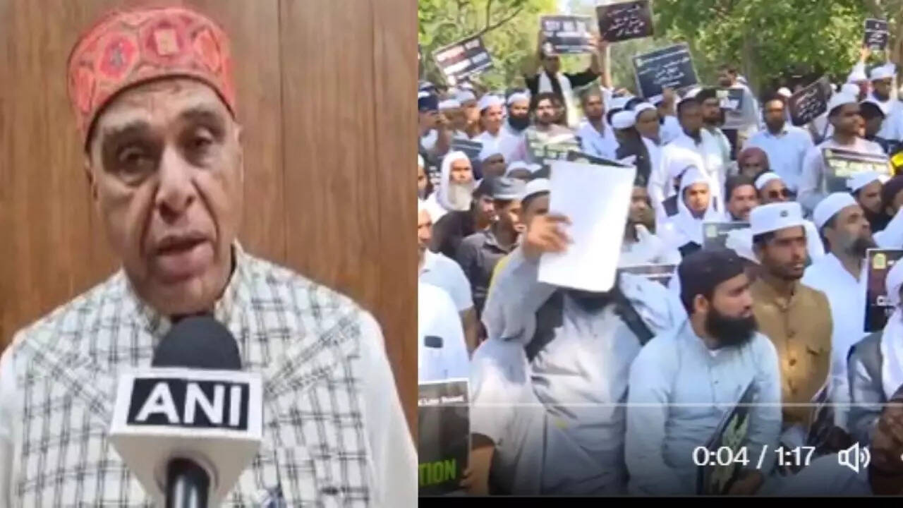 waqf board protest