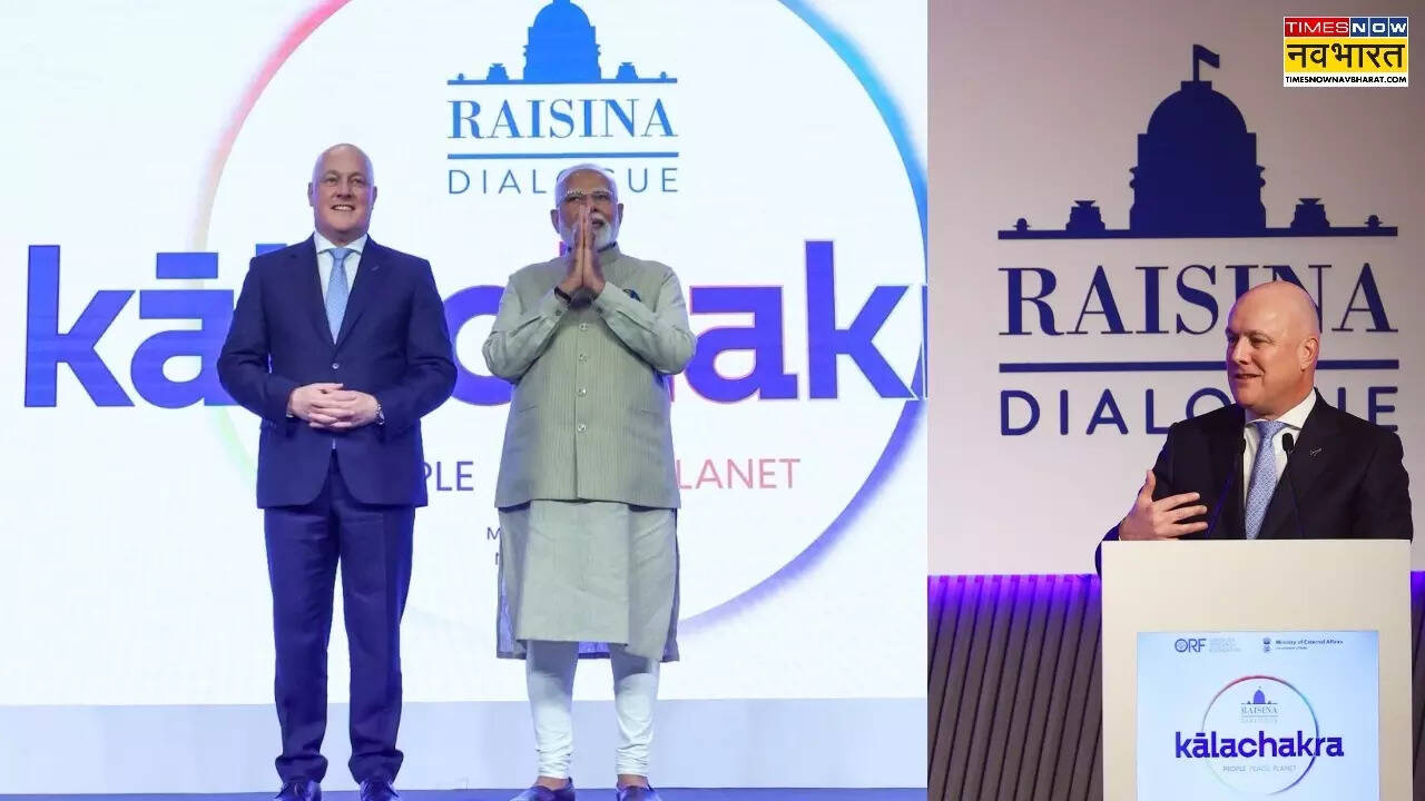 PM Modi-Christopher Luxon Raisina Dialogue