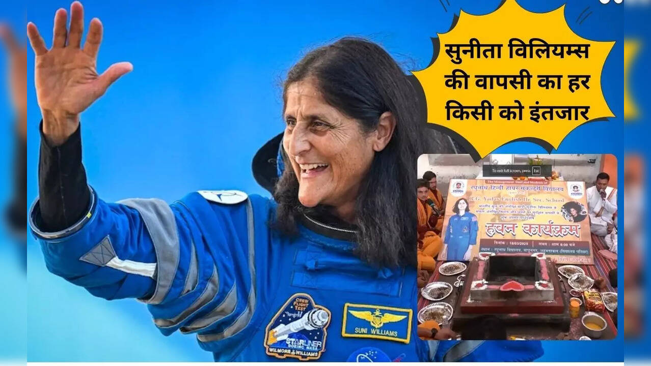 Sunita Williams Return