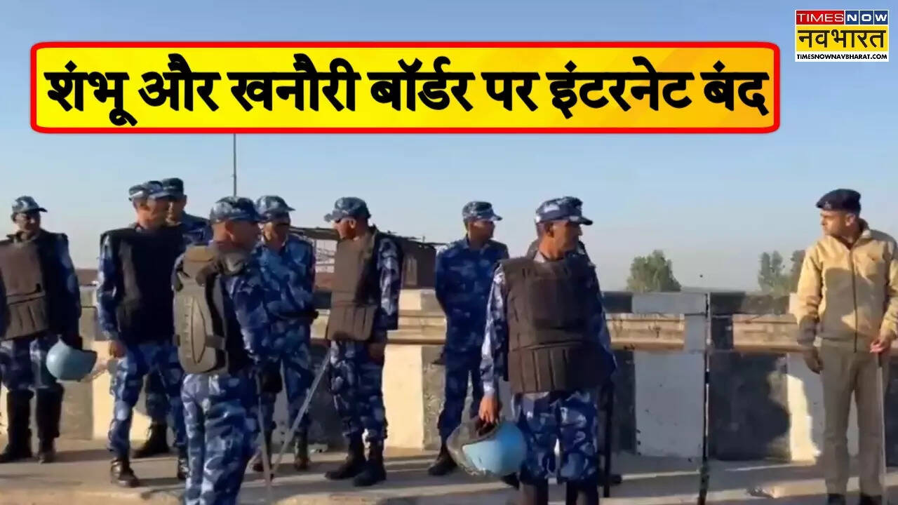Internet shut down at Shambhu Khanauri Borders