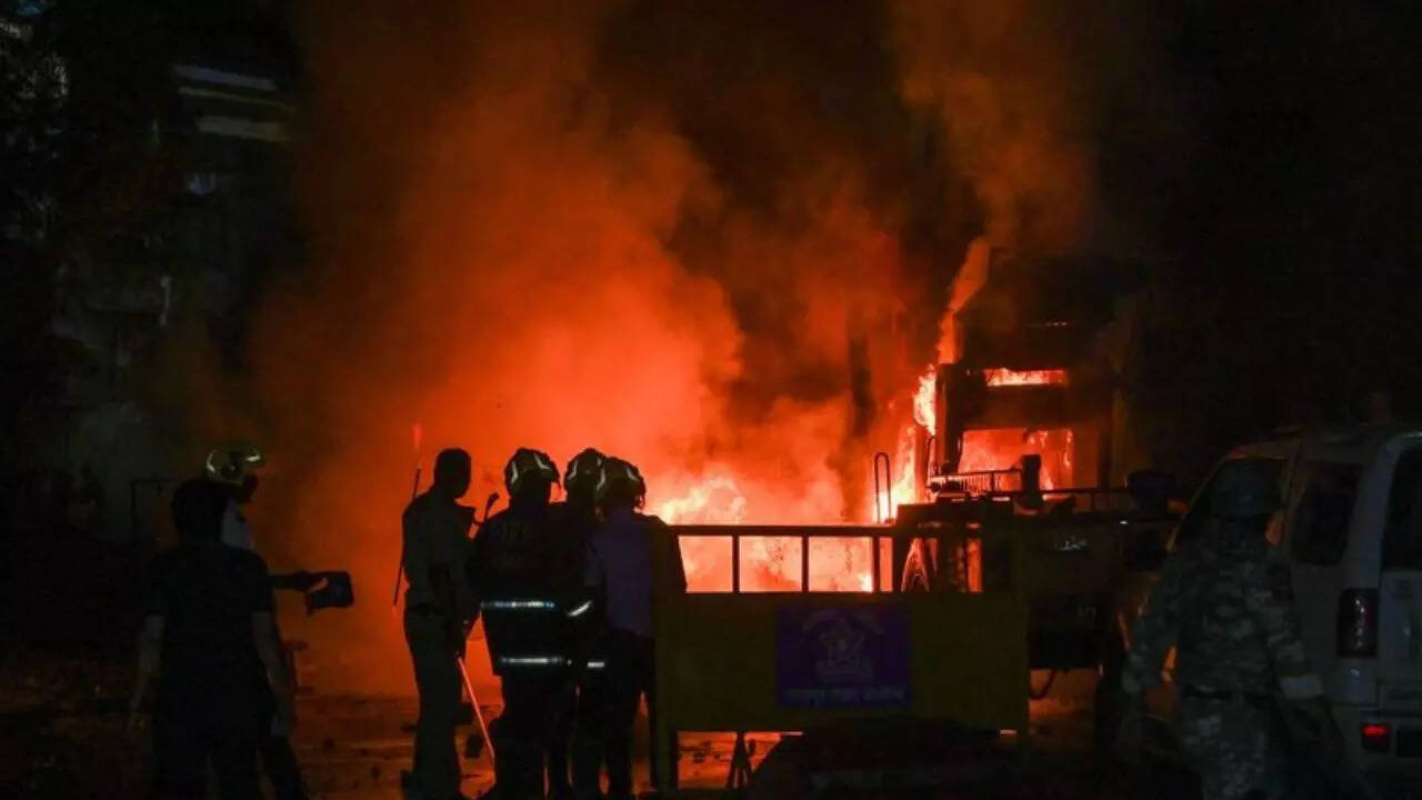 Nagpur Violence Images