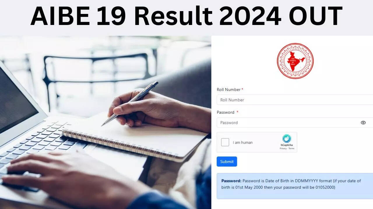 AIBE 19 Result 2024 OUT
