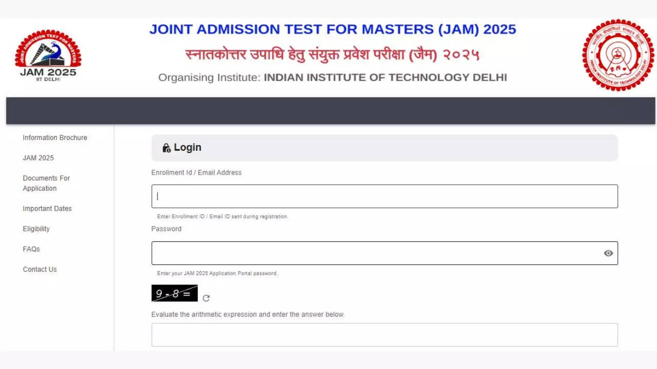 IIT JAM 2025 Scorecard