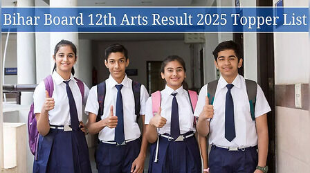 Bihar Board 12th Result 2025 Arts Toppers List, Pass Percentage: बिहार बोर्ड 12वीं आर्ट्स में अंकिता कुमारी ने गाड़ा झंडा, जानें कितने फीसदी हुए पास